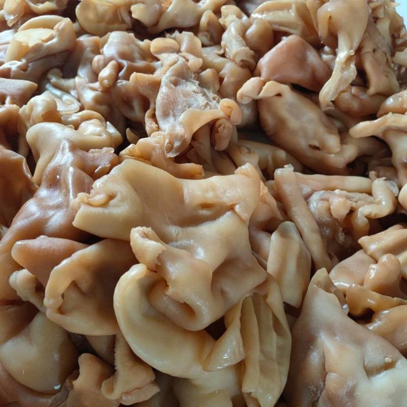 厂家批发酱色羊脸皮对接饭店批发商地摊贩按需真空包装
