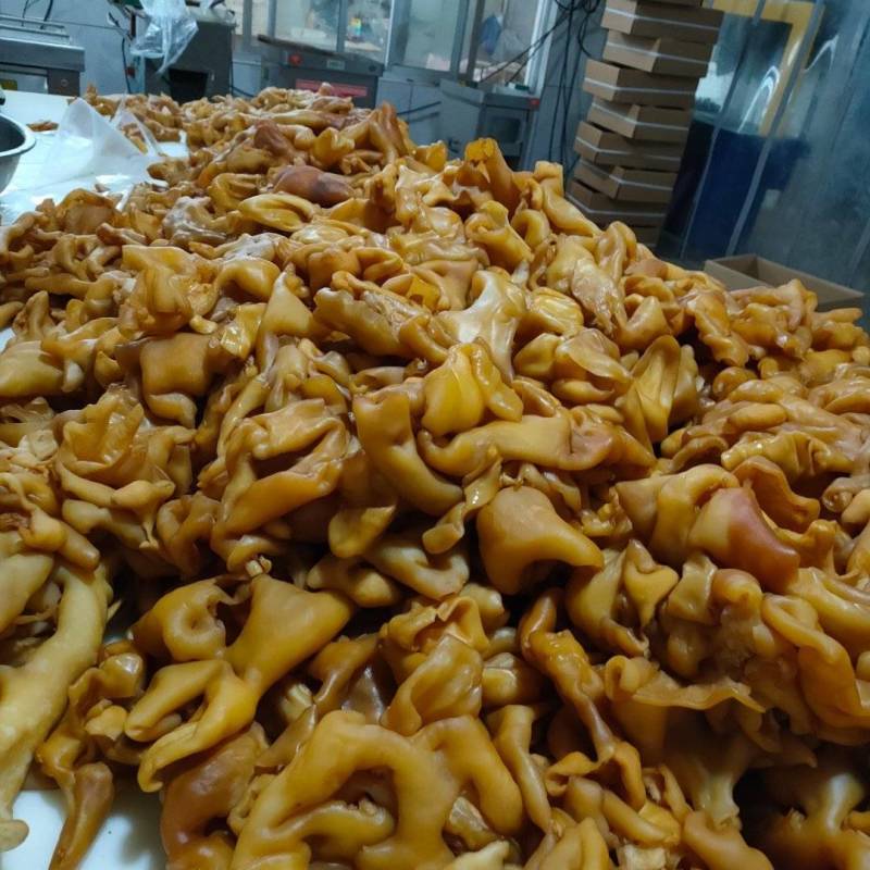 厂家批发酱色羊脸皮对接饭店批发商地摊贩按需真空包装
