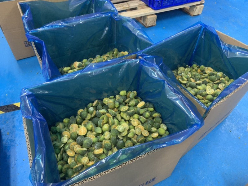 可以协助冻干青金桔/冻干用青金桔/切半青金桔