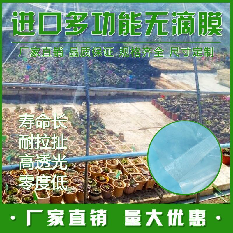 大棚膜黑白膜绿白膜无滴膜po膜白膜全新料进口