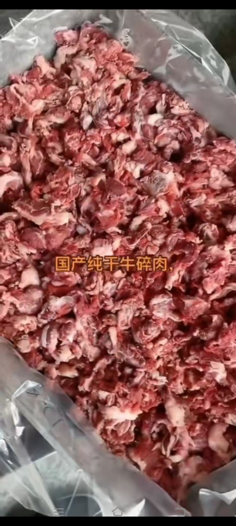 国产纯干牛碎肉