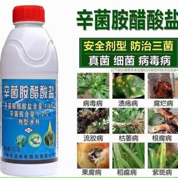 辛菌胺醋酸盐穿孔流胶溃疡病细菌农药果树蔬菜杀菌剂