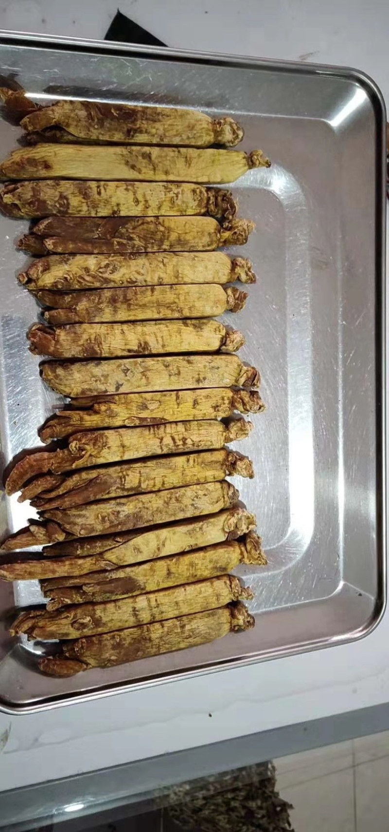 皇马褂无糖红参足干黄皮红心皮老纹深