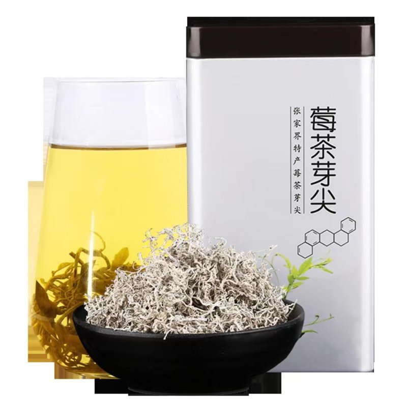 【莓茶】张家界特产莓茶芽尖100克罐装头茬藤茶芽尖包邮
