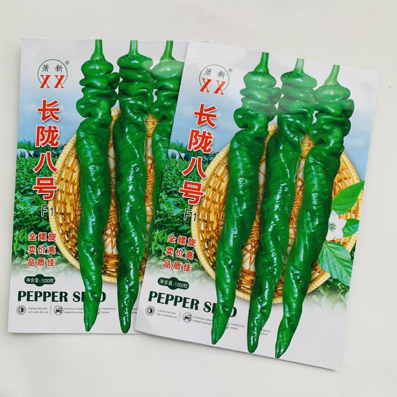 长陇八号螺丝椒种子螺丝椒香辣高产抗病耐寒螺丝椒种子