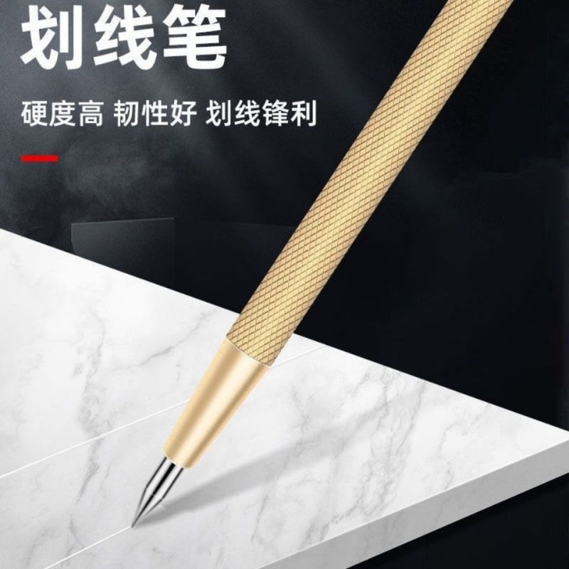 瓷砖划针记号画线笔尖式硬质合金钨钢针钳工标记工具玻璃切割