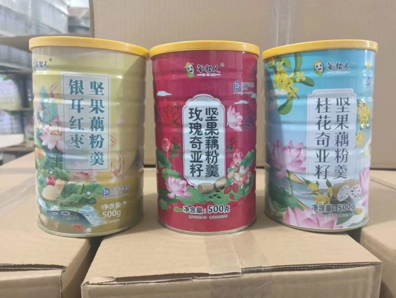 散装藕粉坚果玫瑰藕粉地摊秤斤瓶装藕粉厂家出货