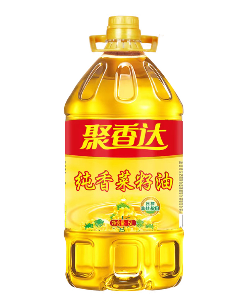 聚香达5L压榨一级菜籽油