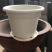 210#塑料白色花盆-造型经典百搭-适合栽种小苗木