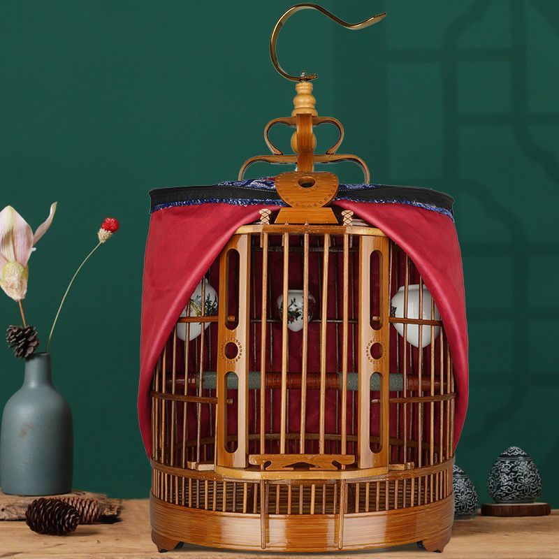 贵州凯里画眉笼手工三皮笼老竹精品竹制大号八哥鹩哥画眉鸟笼