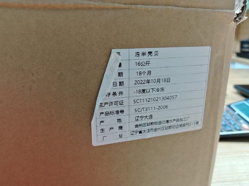 吊笼贝半壳贝夏夷贝虾夷扇贝