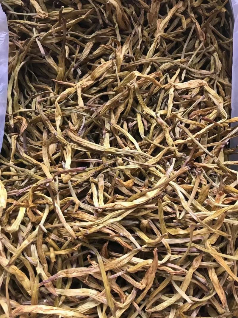 黄花菜产地金针菜江湖热卖产品展销会地摊早市