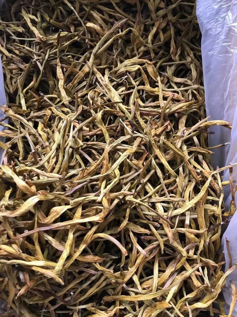 黄花菜产地金针菜江湖热卖产品展销会地摊早市