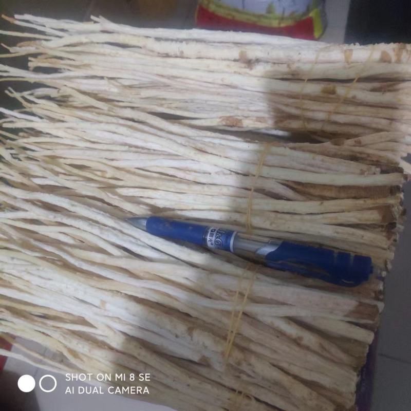 去头捆把无硫北沙参。中细自然白色，纯干买家放心吃了安心
