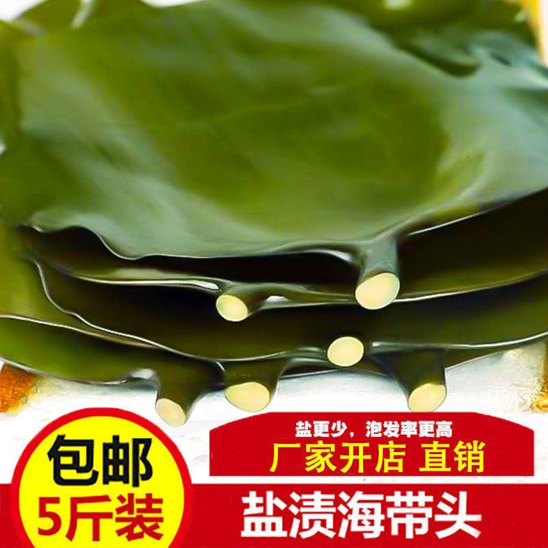 盐渍海带头大头大连海带头批发花皮厚海带板料电商一件代发