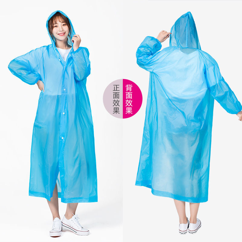 雨衣女男一体式时尚外套加厚防水户外旅行便携式连体通用雨披