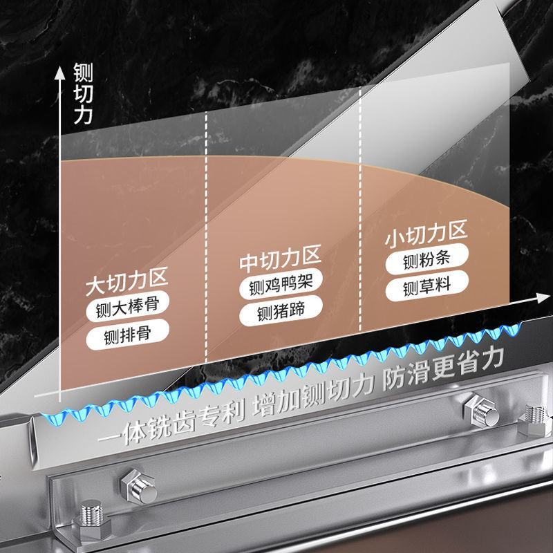 铡刀小型家用切鸡爪神器切片切骨中药材鸡鸭排骨斩骨刀锰钢切