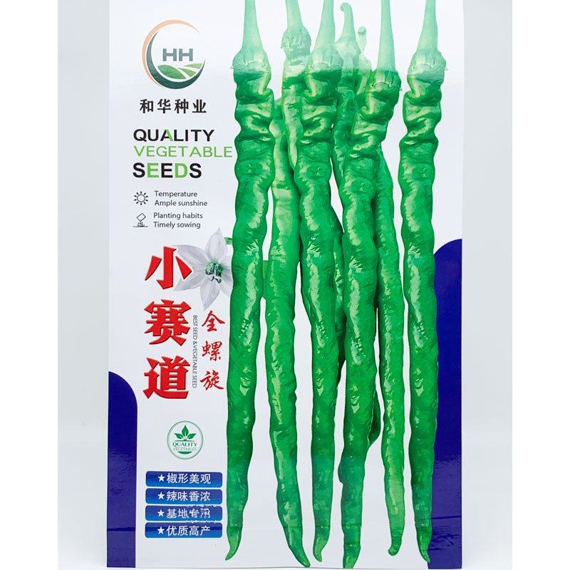 小赛道全螺旋螺丝椒辣椒种子特长薄皮香辣螺丝椒种原装发货