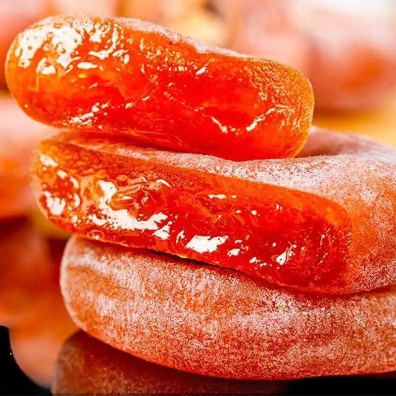 【独立包装】新鲜广西恭城霜降圆柿子饼非富平糖心吊饼柿饼