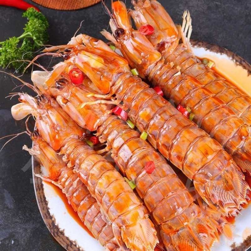 新鲜浦捞皮皮虾熟冻即食皮皮虾香辣椒盐爆炒精品捞汁食材