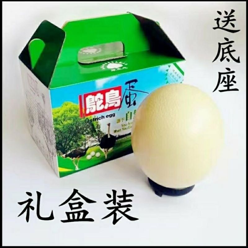 鸵鸟蛋新鲜可食用超特巨大非洲鸵鸟蛋送礼佳品礼盒装包邮