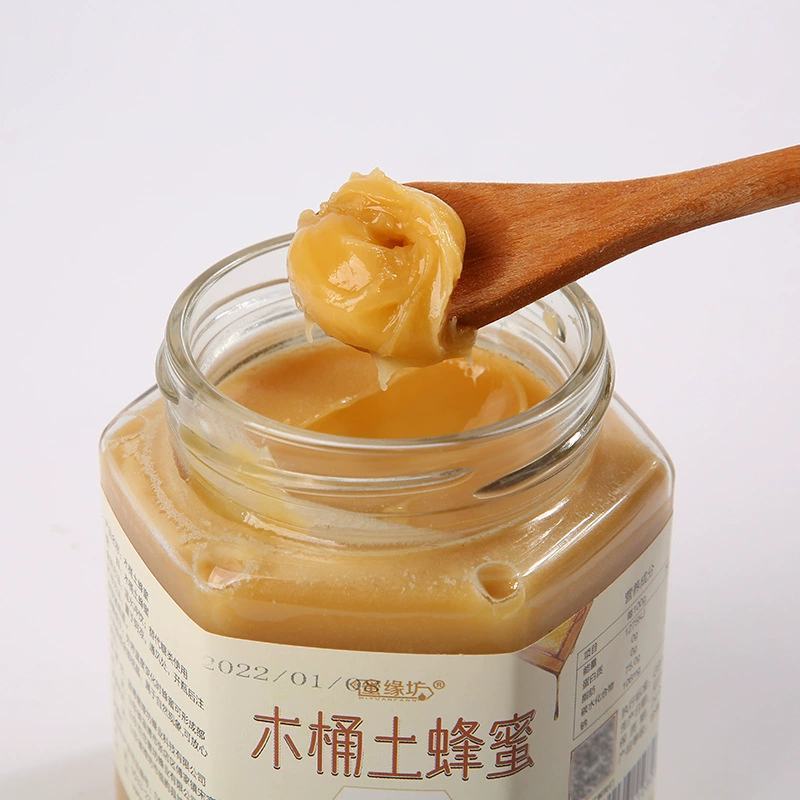 土蜂蜜山花蜜木桶蜂蜜中蜂蜂蜜结晶蜂蜜一瓶1斤