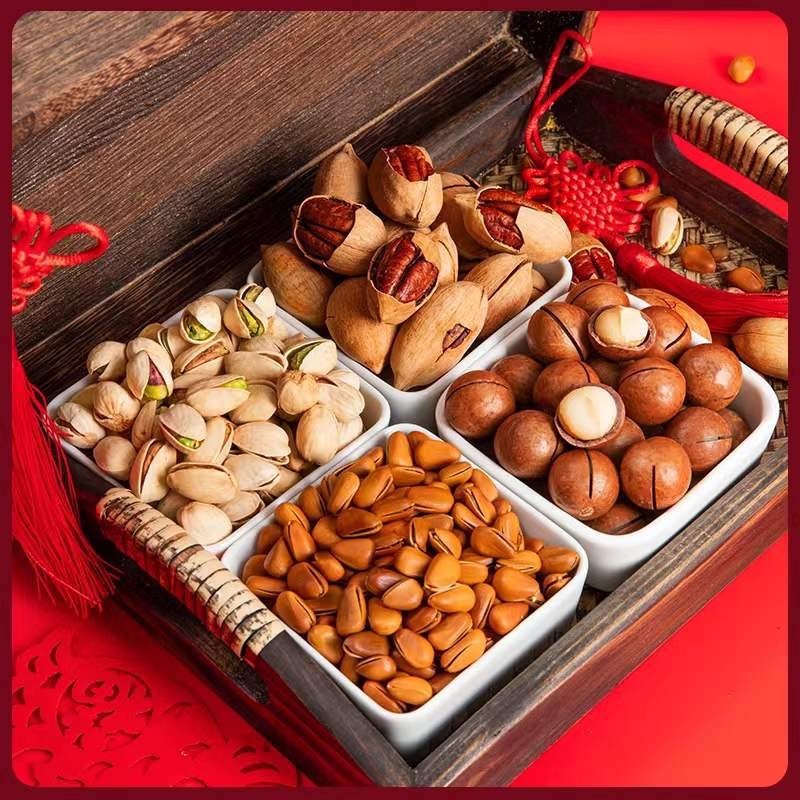 巴旦木夏威夷果碧根果开口杏仁整件批发年货系列