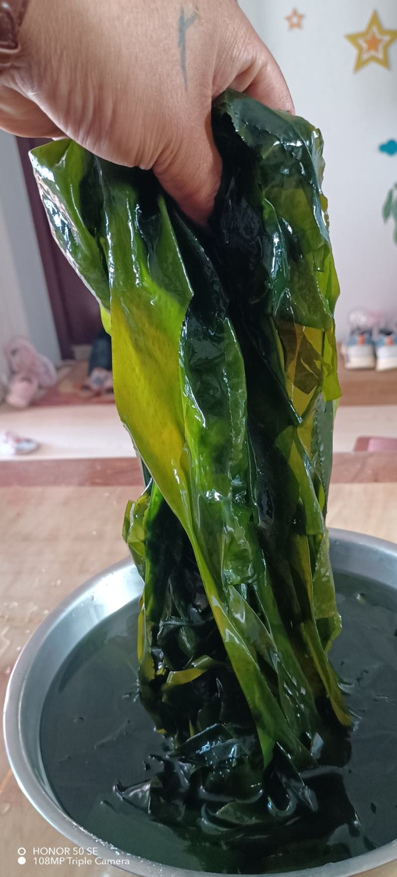 裙带菜梗片，400克，盐渍裙带菜3斤每袋