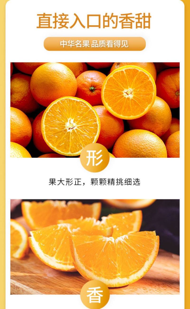 一件代发正宗江西赣南脐橙新鲜当季水果薄皮整箱甜橙子批发