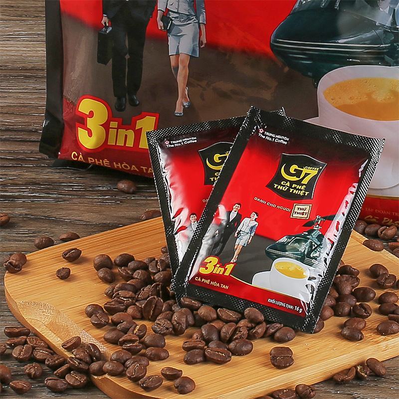 越南版g7咖啡800G三合一50包特浓速溶学生原味提神咖