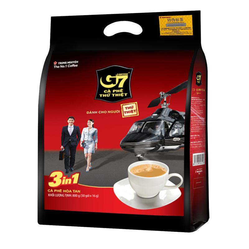 越南版g7咖啡800G三合一50包特浓速溶学生原味提神咖