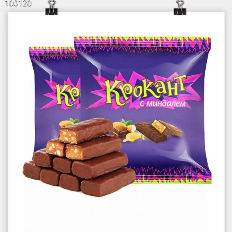 俄罗斯kdv紫皮糖KDV原装进口巧克力夹