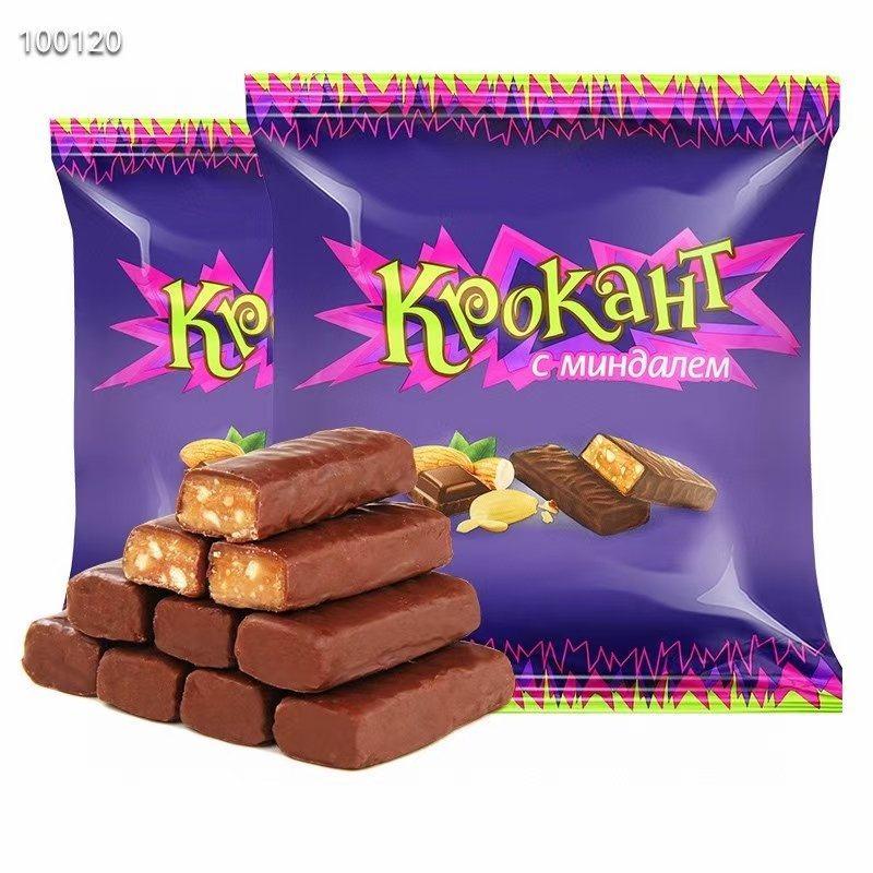 俄罗斯kdv紫皮糖KDV原装进口巧克力夹