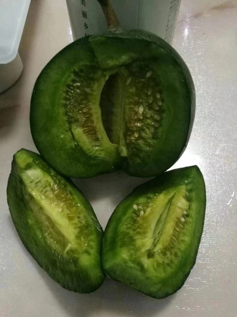 华臻翠蜜绿宝甜瓜种子瓜农农户种植户大面积用种