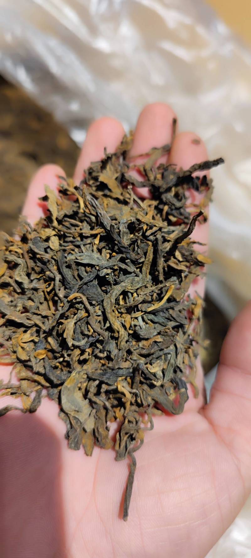 2017年古树熟茶，口感香甜，米汤感足，汤色透亮