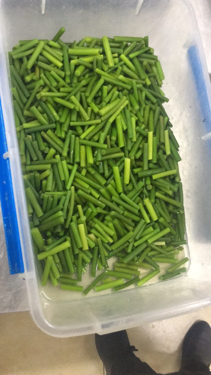 蒜薹段，蒜苔丁，蒜苔净菜，全部厂家自产，质优价廉