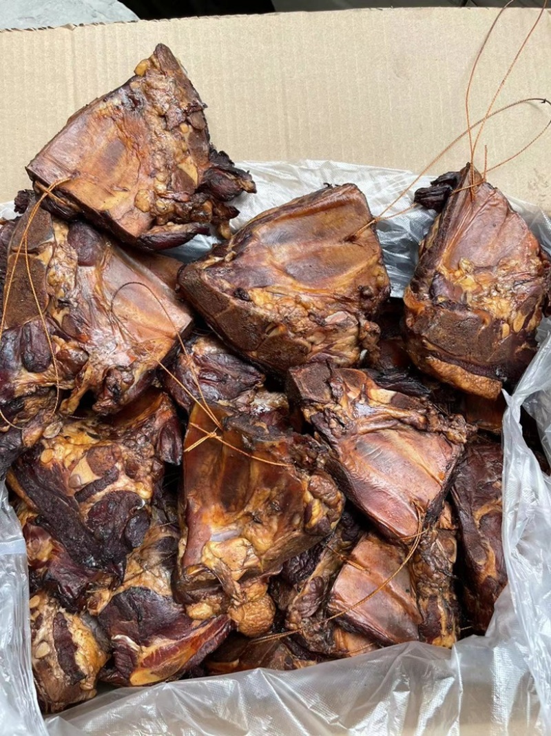 【腊排骨】烟熏三角排一手工厂餐饮净菜食品供应