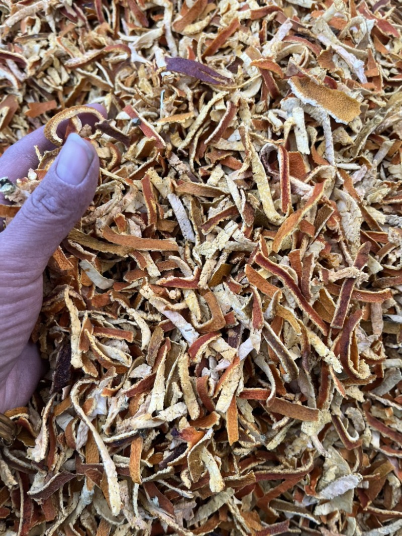 【文斌药业】陈皮陈皮丝实物拍摄颜色鲜亮地道药材