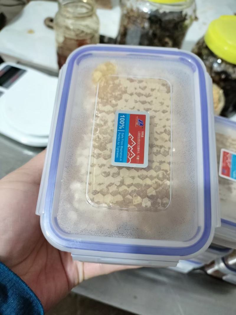 切割巢蜜一斤装，纯蜂蜜浓度高10元每盒