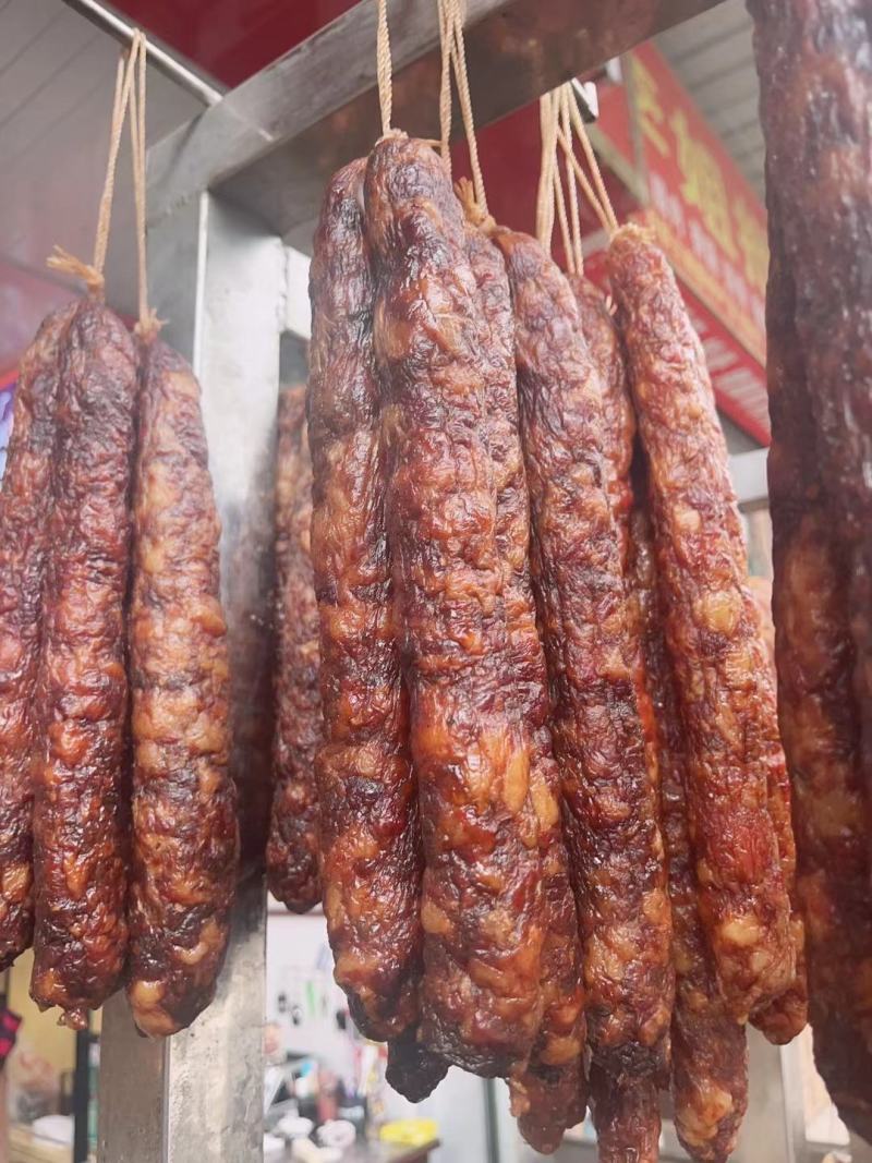 【纯肉香肠】纯肉香肠烟熏味腊肠麻辣味五香味广味电联
