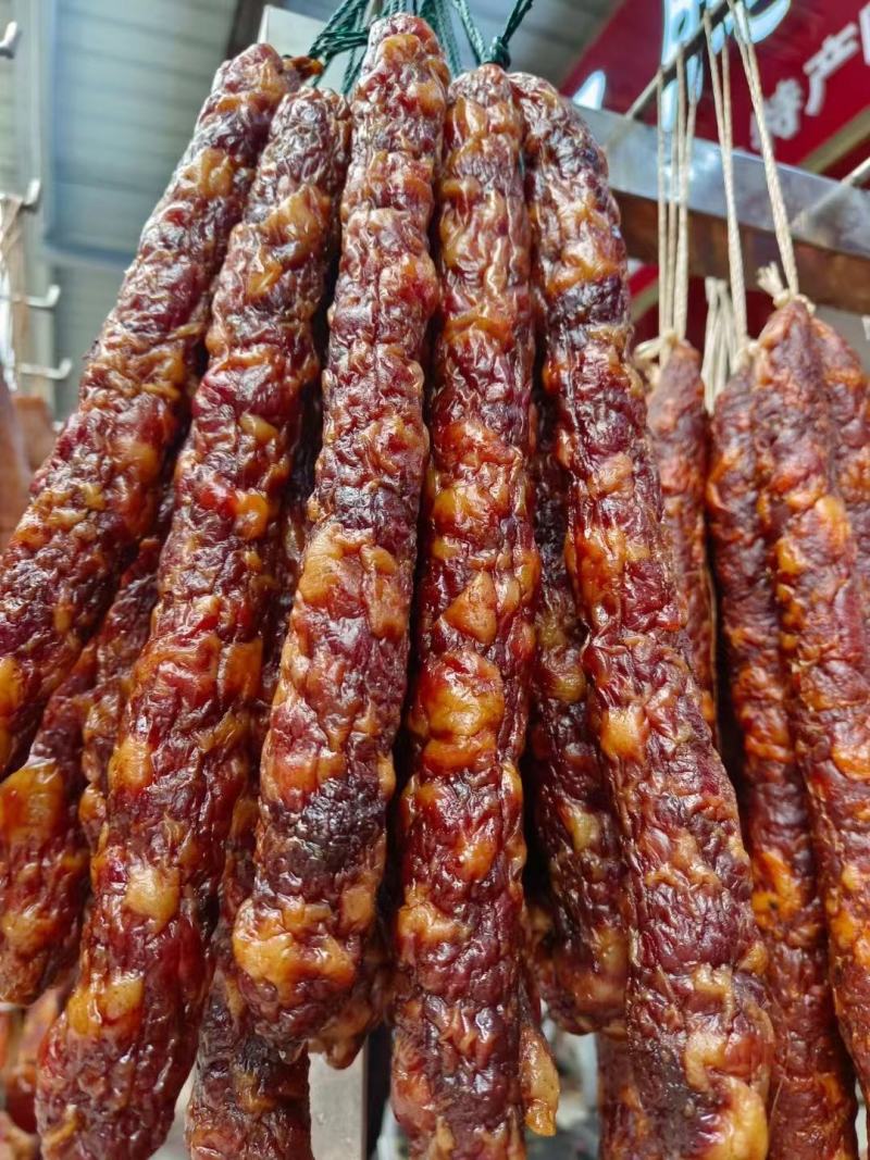 【纯肉香肠】纯肉香肠烟熏味腊肠麻辣味五香味广味电联