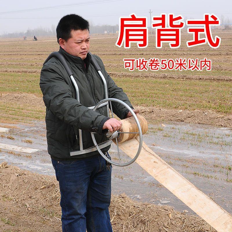 新款水带神器卷收器农用灌溉水管收放卷收盘机器折叠百米卷管