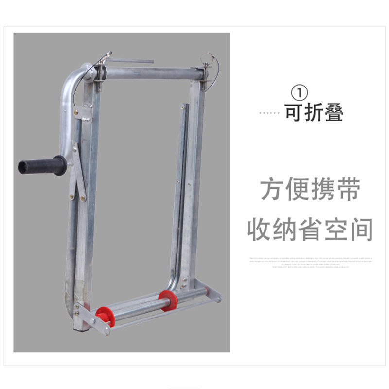 新款水带神器卷收器农用灌溉水管收放卷收盘机器折叠百米卷管