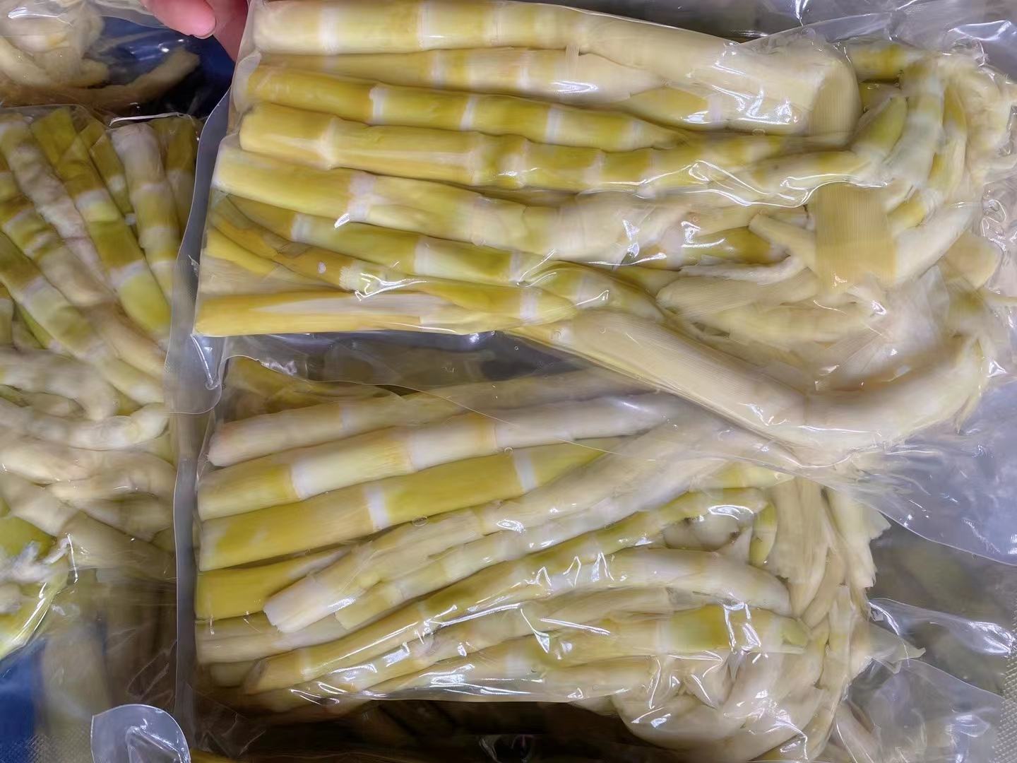 水尾大竹笋包装与电商销售现场,展示现代化包装流程与物流配送 水尾大竹笋包装与电商销售现场