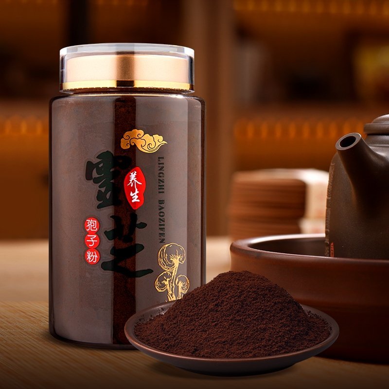 灵芝孢子粉长白山灵芝孢子粉新粉现货直邮