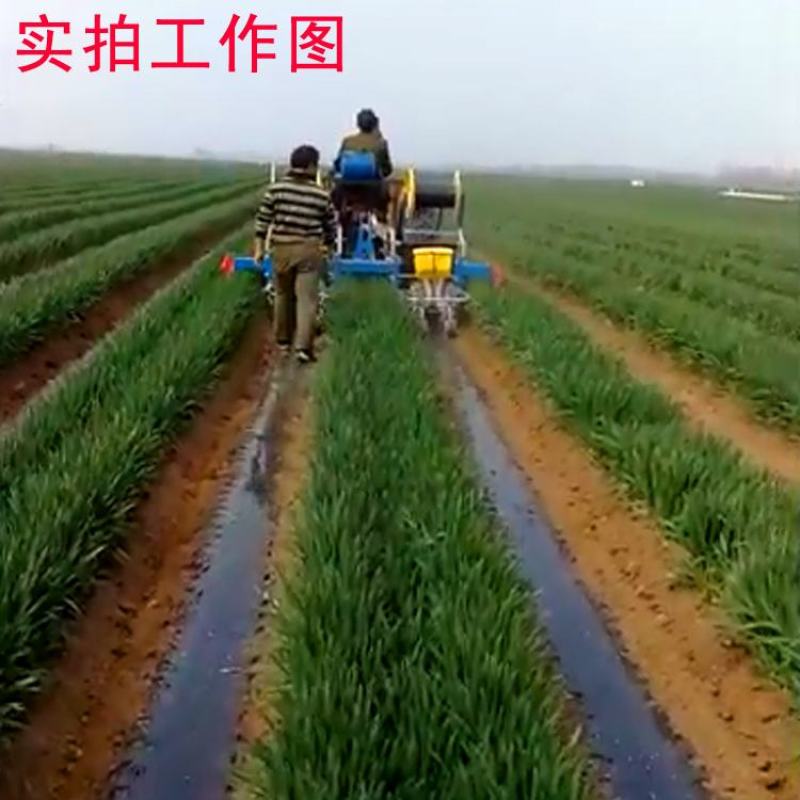麦地套种辣椒播种机4行小麦套播辣椒覆膜播种机2行朝天椒播