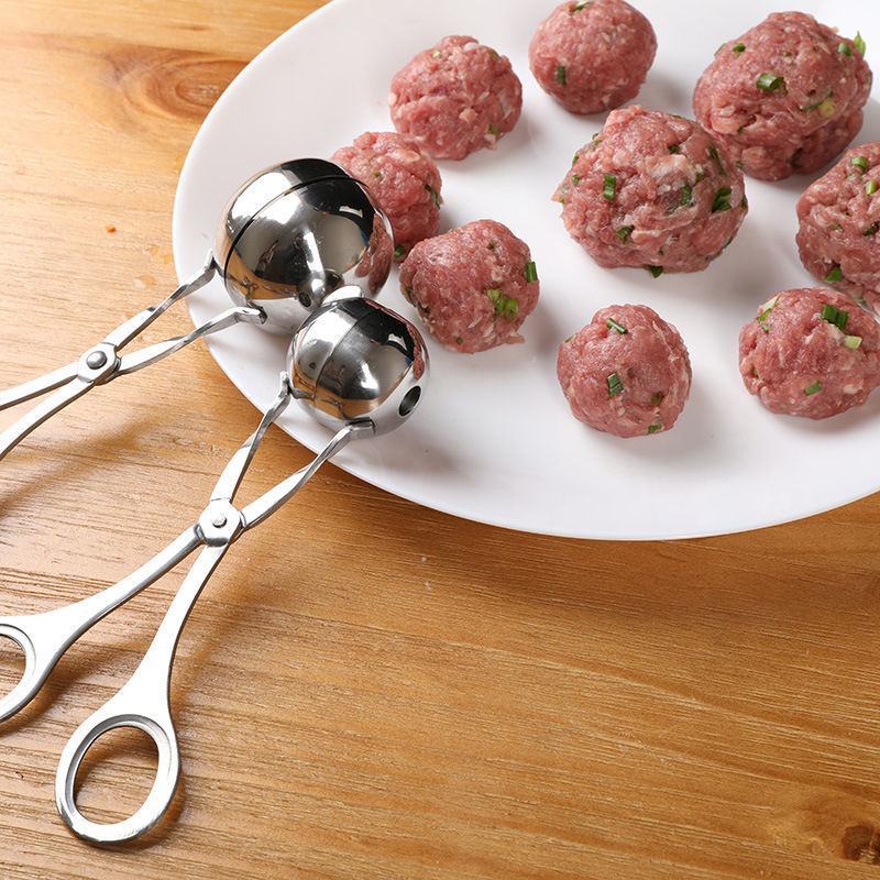 不锈钢肉丸子制作神器肉丸肉圆家用厨房饭团鱼丸捏丸子弄丸子