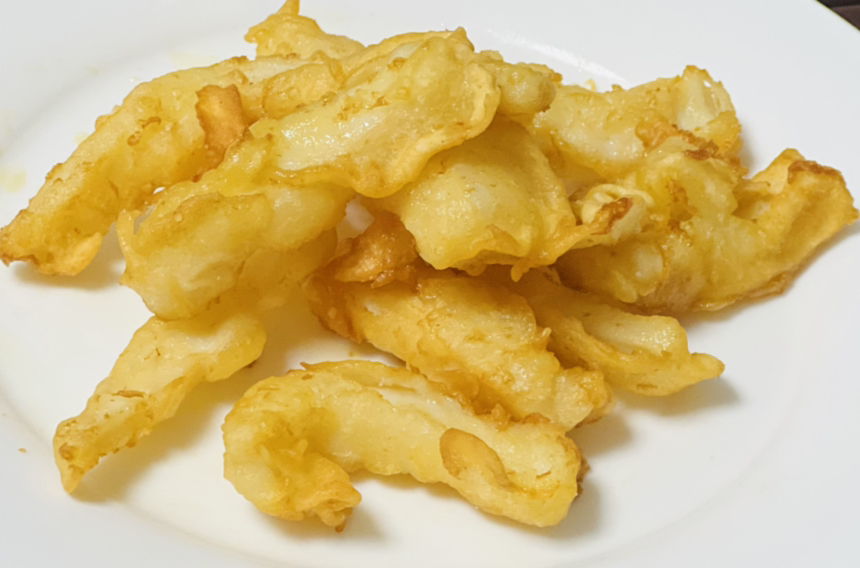 油炸蚕豆成品图