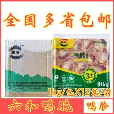 餐饮烧烤卤味专用食材六和鸭肫S号冷冻新鲜鸭胗整箱24斤批