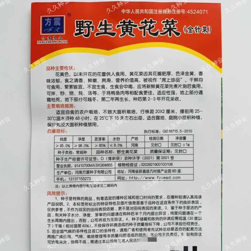 野生黄花菜种子耐热抗寒保健野菜金针菜阳台盆栽菜园种植